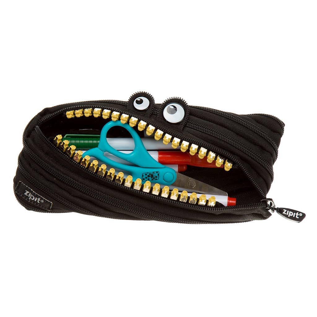 ZIPIT Grillz Monster Pencil Case, Black