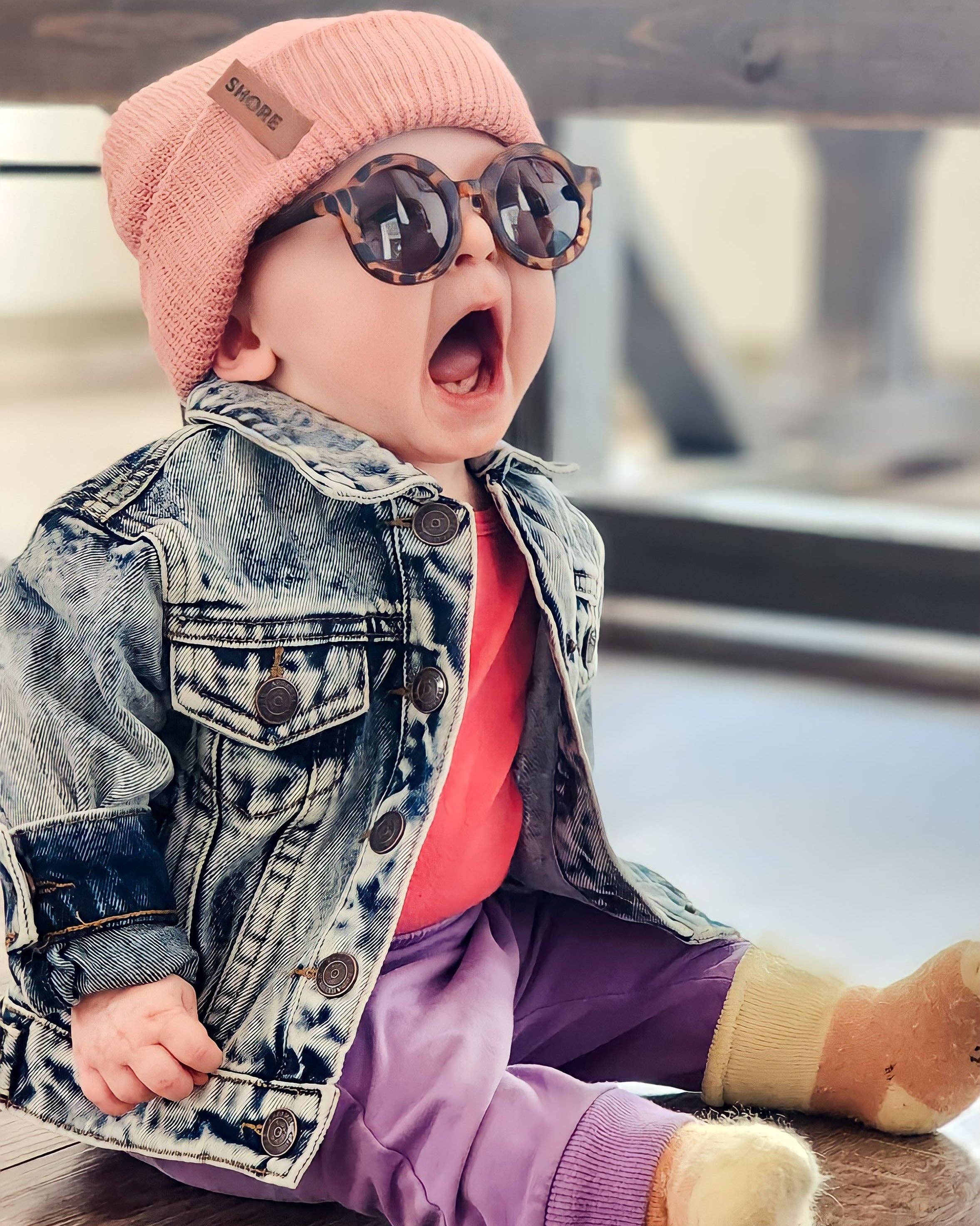 Smalls Acid Wash Blue Jean Jacket