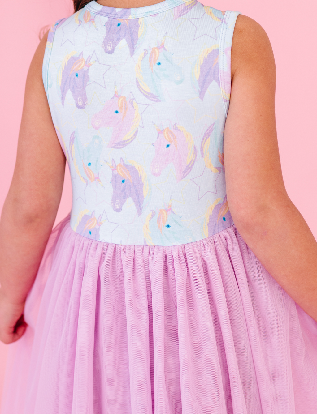Kids Bamboo + Tulle Unicorn Tutu Dress