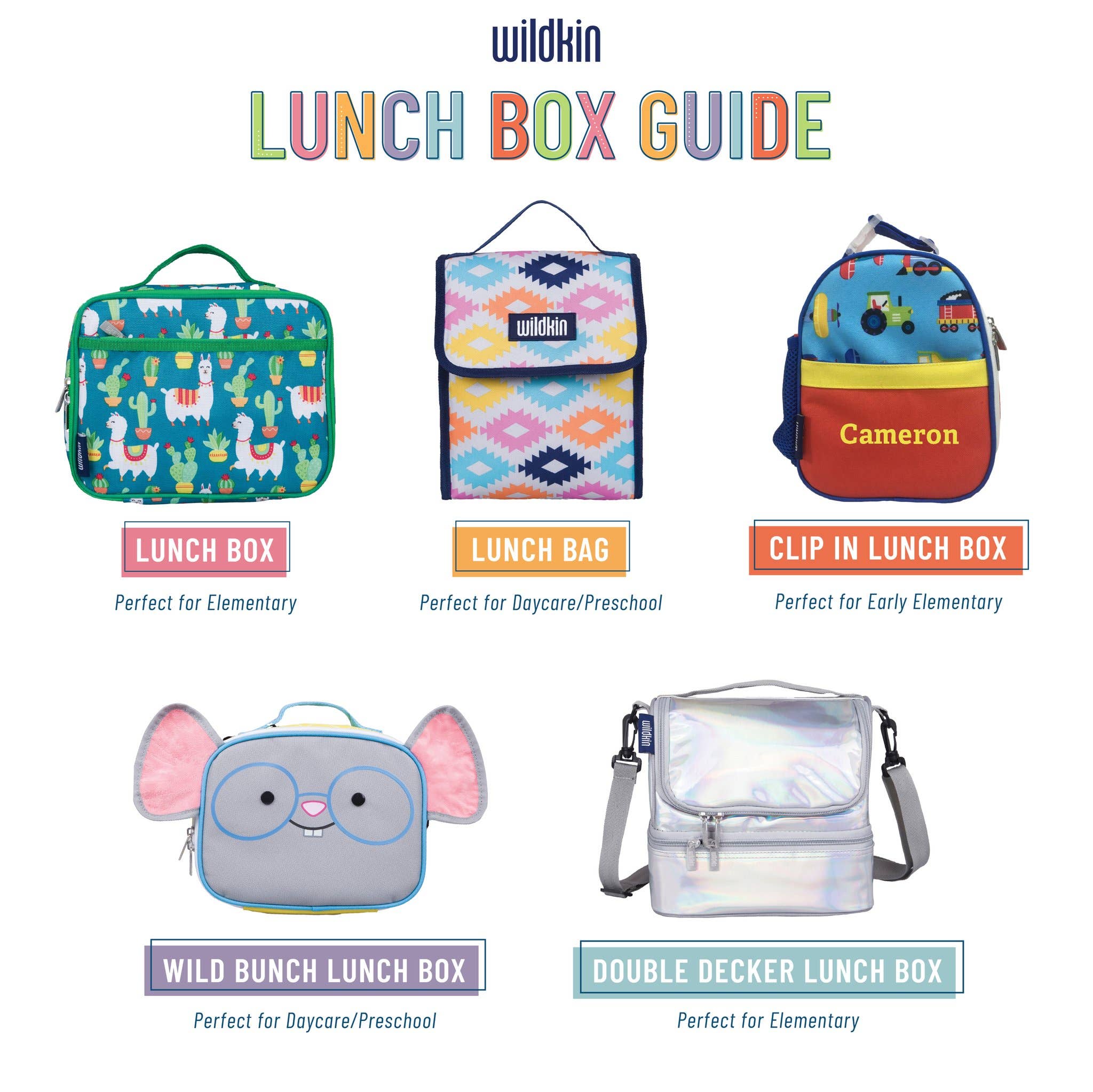 Rainbow Hearts Lunch Box