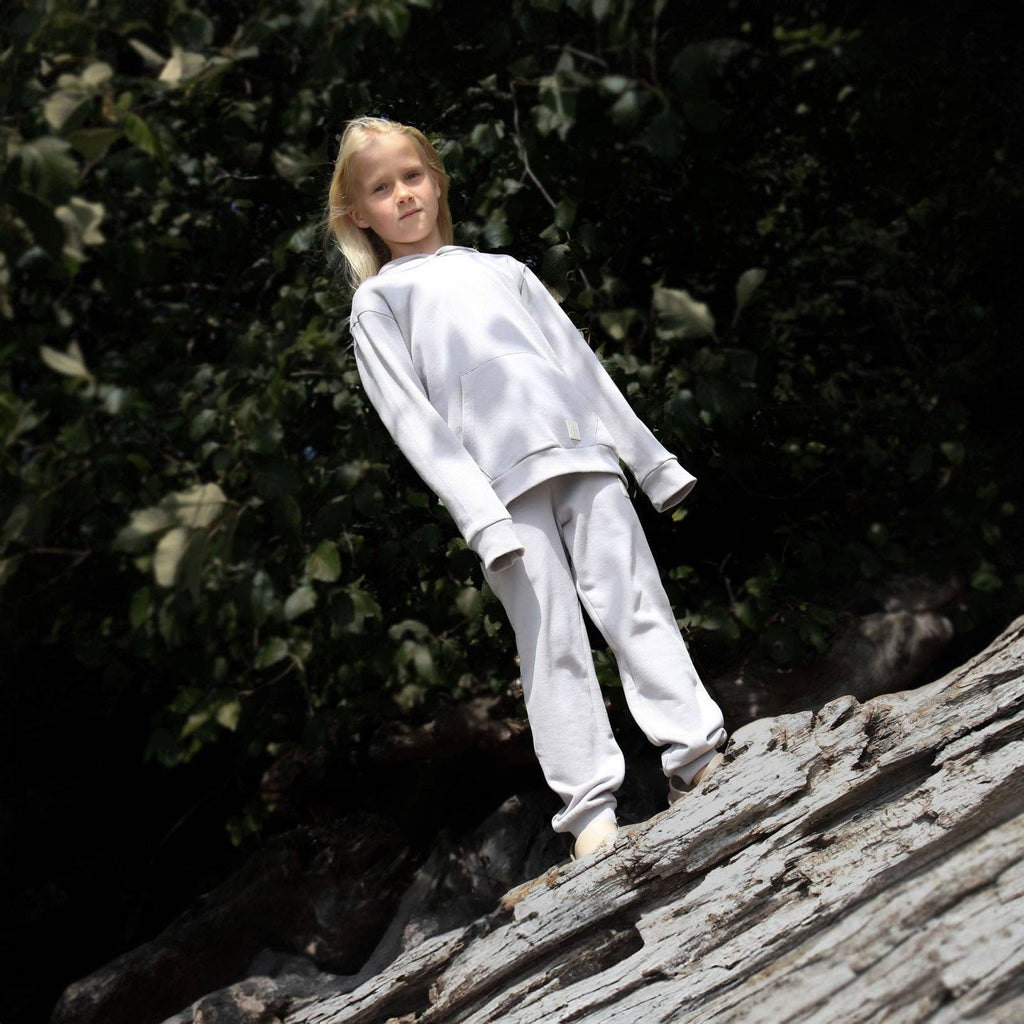 Kids Hoodie - Organic Brushed Terry Cotton – Dove