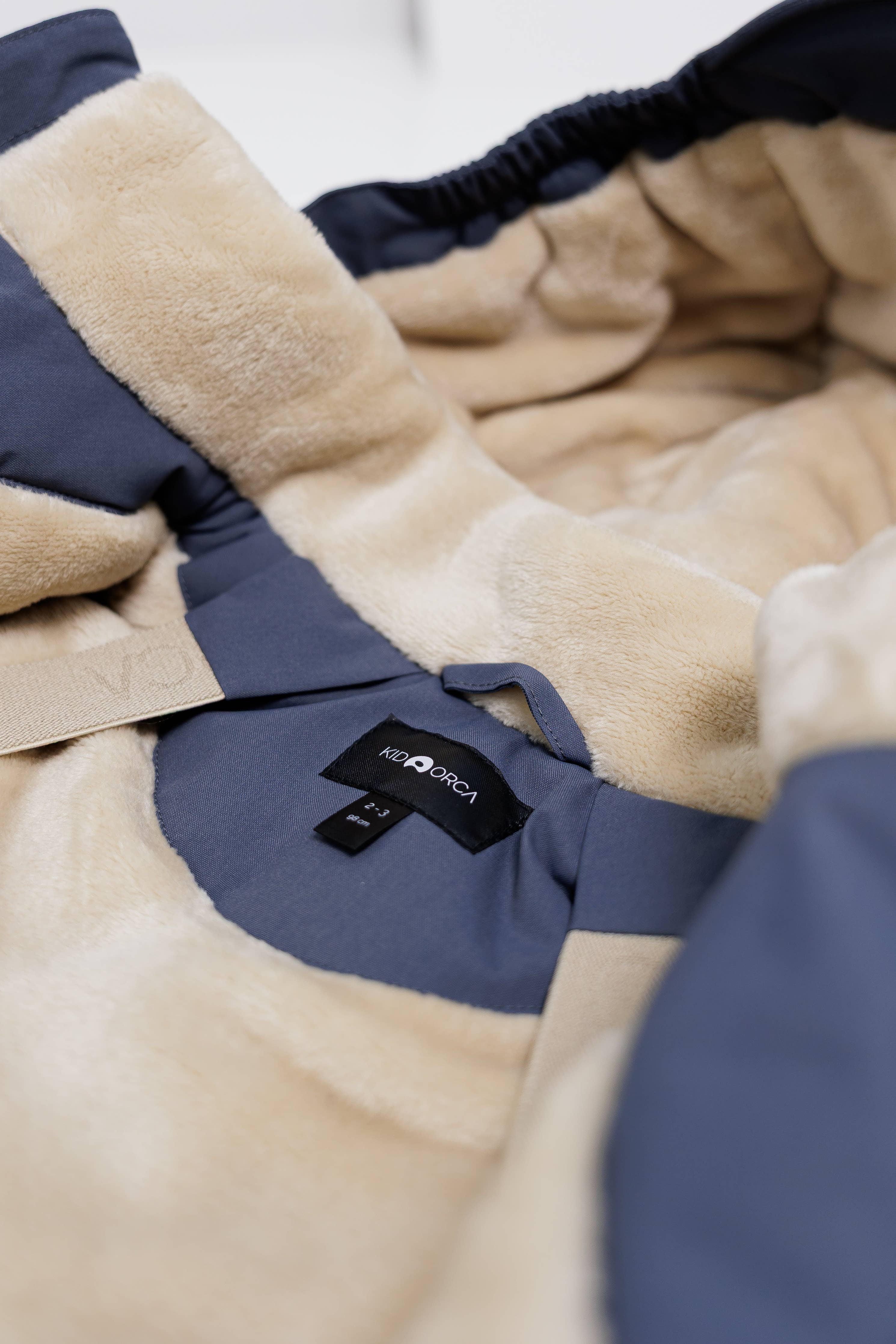 Kids Winter Jacket - Cypress Waterproof Fleece Padded - Ombre Blue