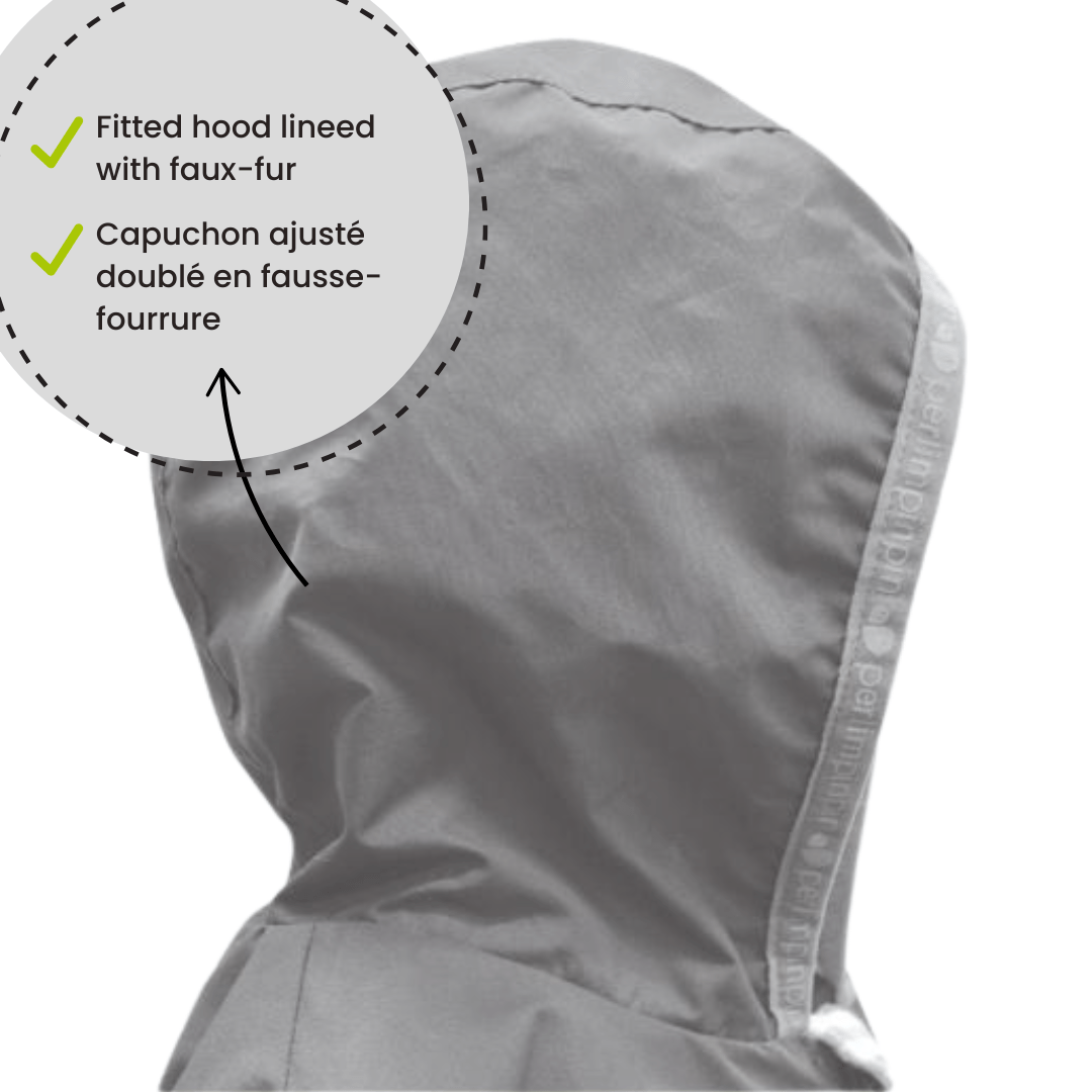 One-piece baby snowsuit - Goggles