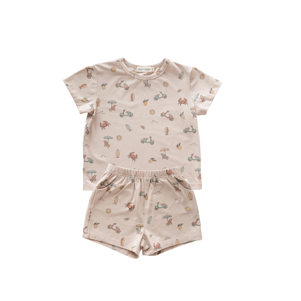Organic Cotton Short Set – Summer Vibes