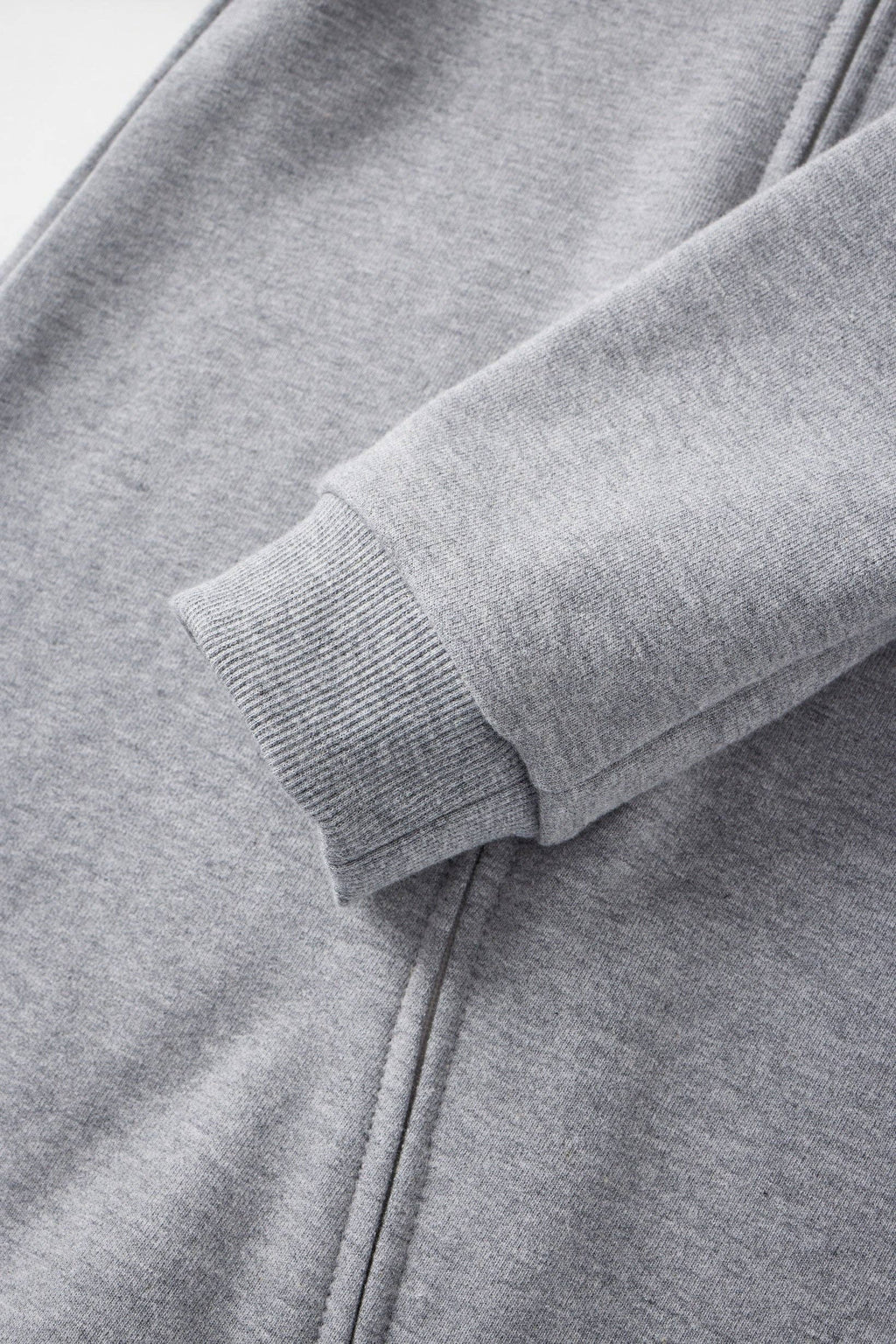 Baby Organic French Terry Bodysuit-Mix Grey