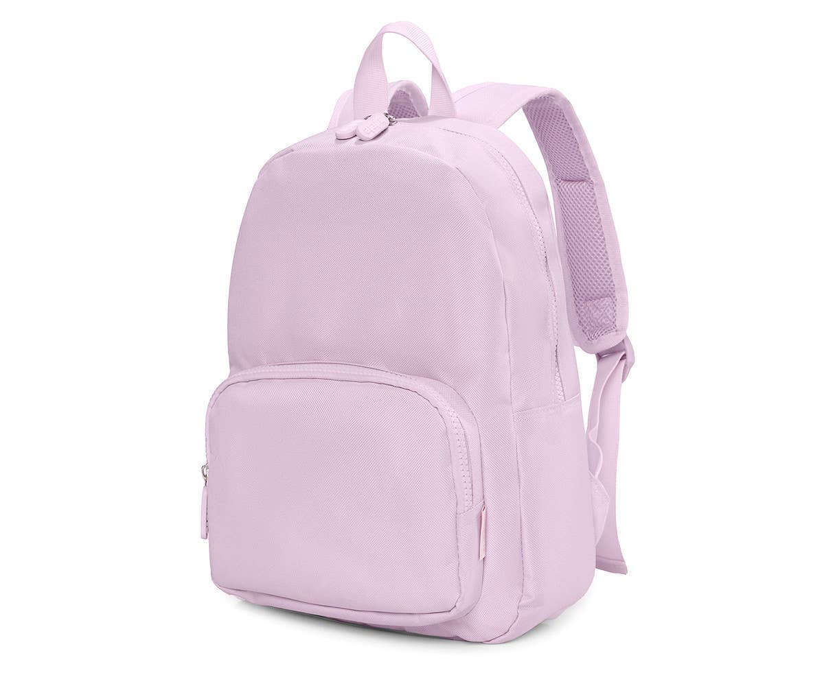 Customizable Solid Color Lavender Backpack