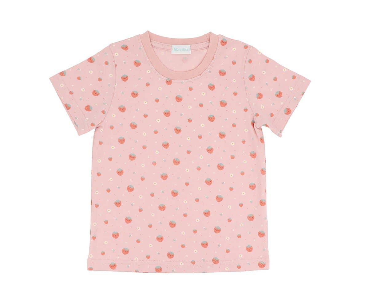 Monnëka Strawberries Cotton T-shirt