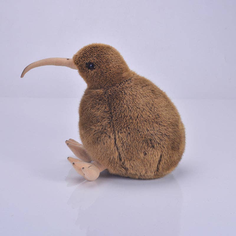 Cute Kiwi Plush - Soft and Safe for Kids: Brown