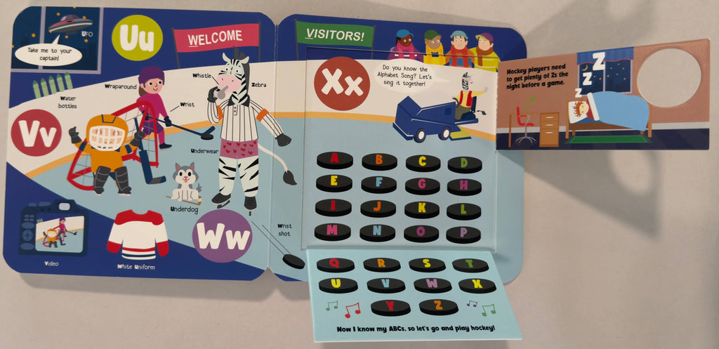Hockey ABC Fun Flaps (a chunky lift-the-flaps board book)