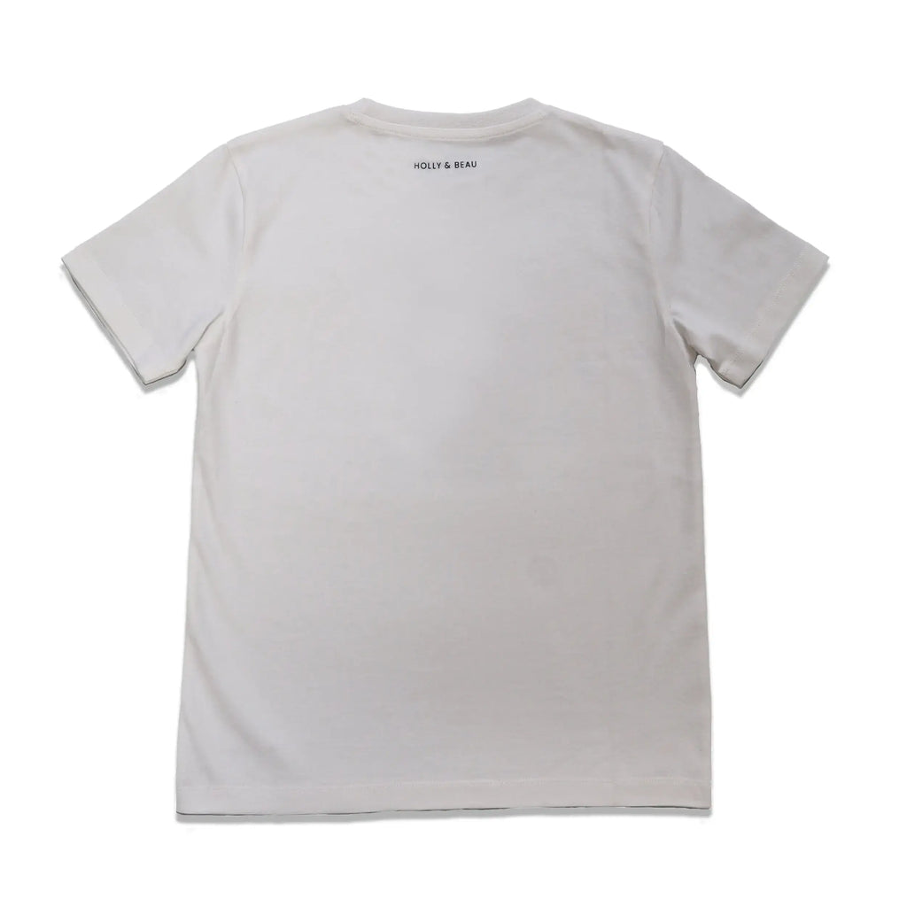 Organic Cotton White Turtle Kids T-shirt