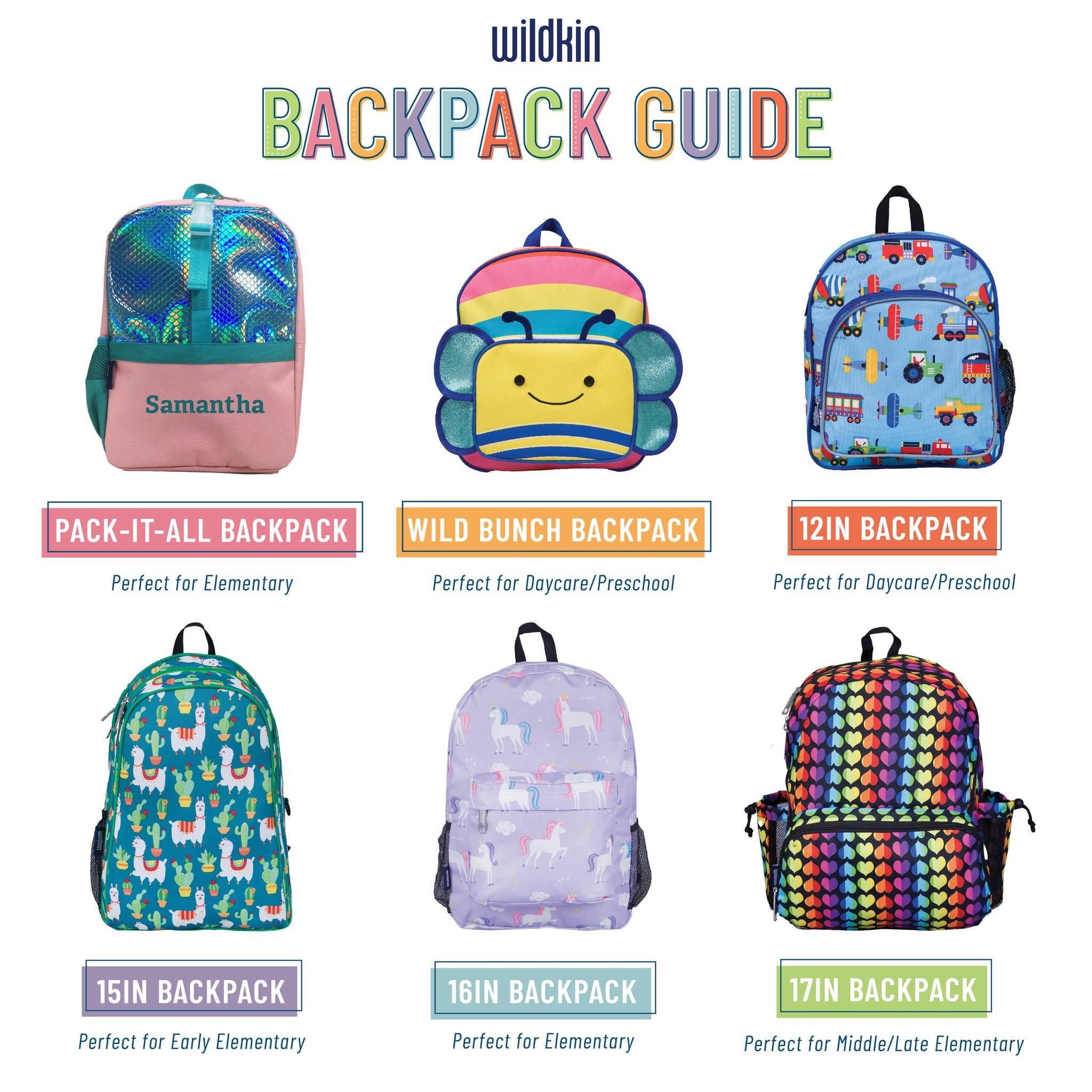 Toddler Unicorn Backpack - 12 Inch