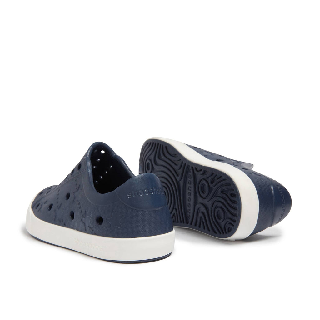 CASPIAN - SHOOSHOOS TODDLER KIDS SHOES WATERPROOF SNEAKERS: NAVY BLUE
