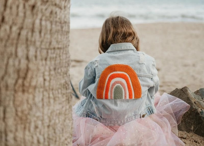 Rainbow Denim Jacket