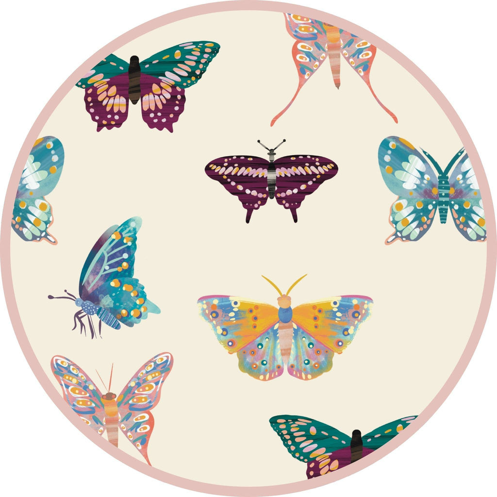 Wings of Paradise Butterflies Ruffle Leg One Piece Girls Swimsuit