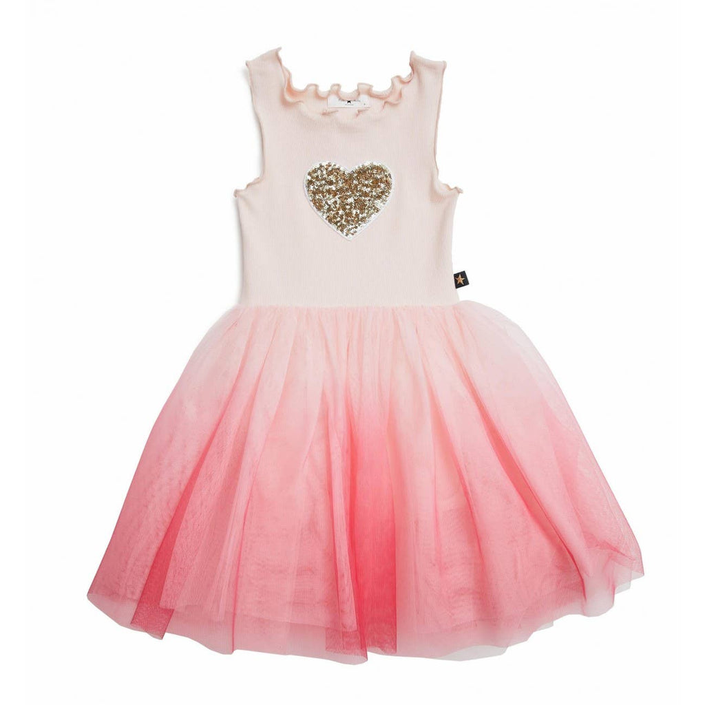 PH Heart Gra Tutu Dress: Pink / 6M