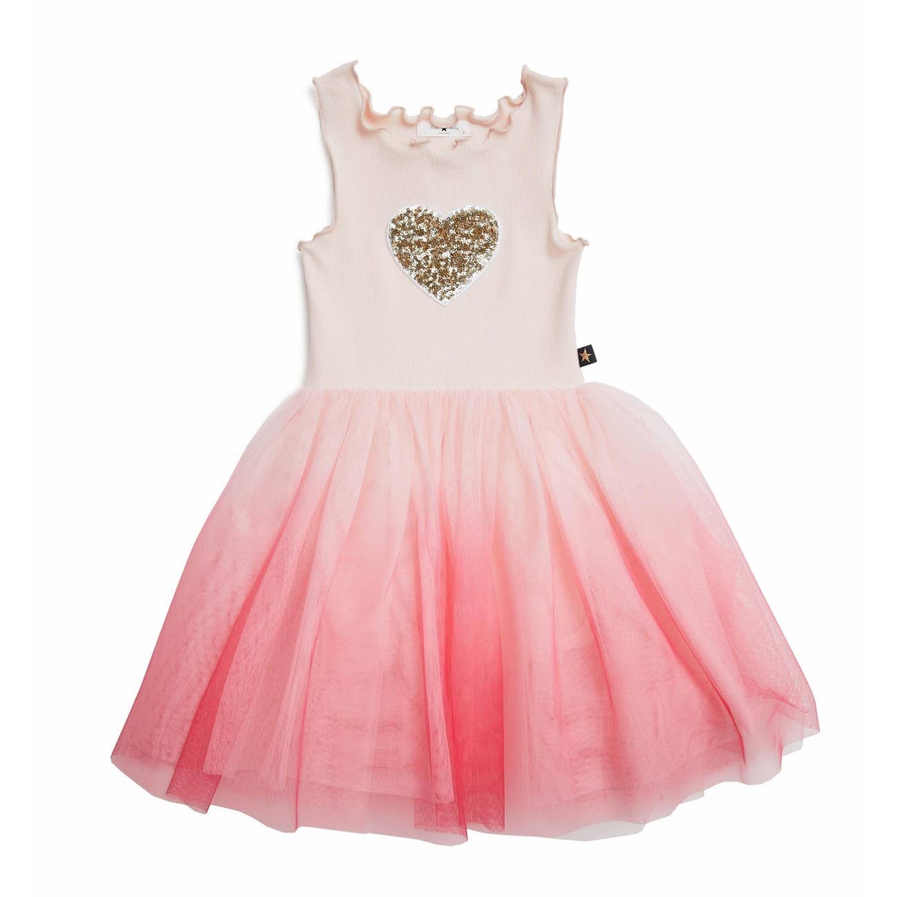 PH Heart Gra Tutu Dress: Pink / 6M