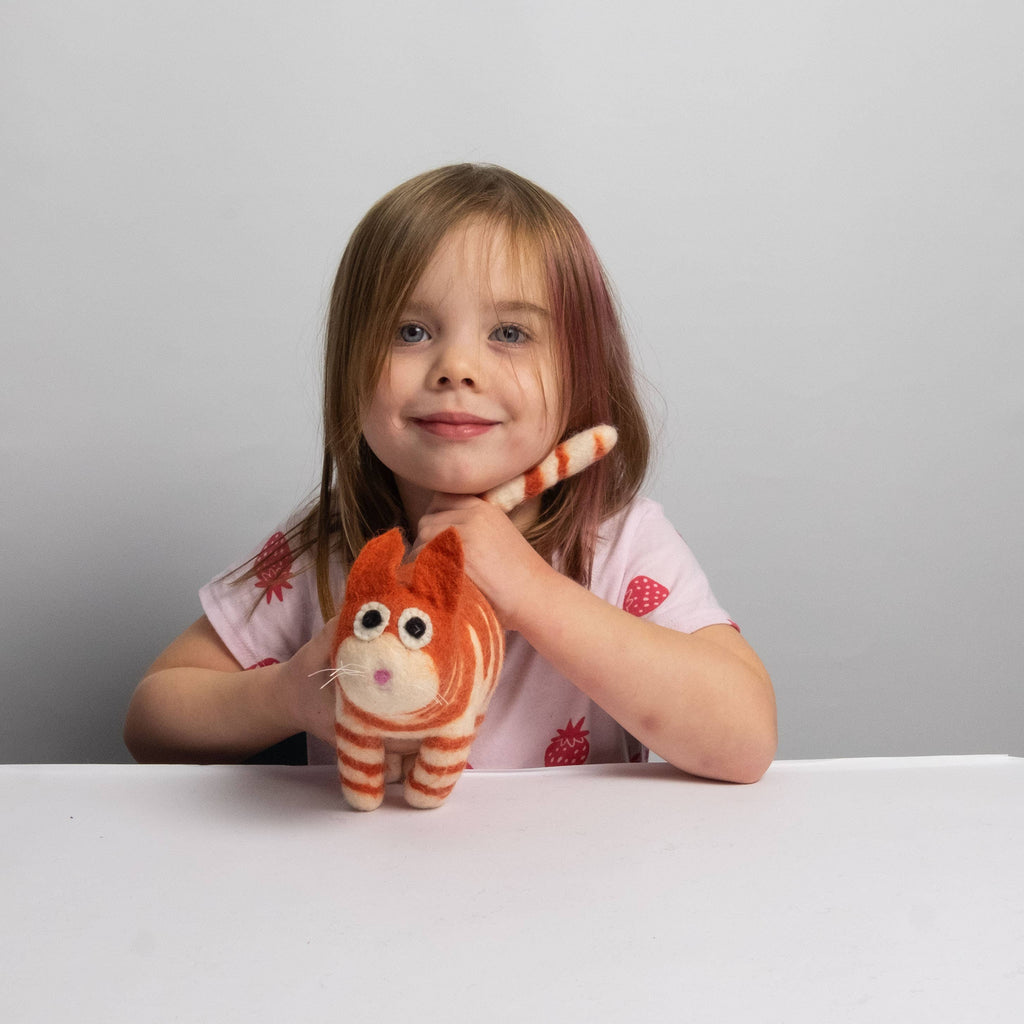 Orange Tabby Cat Toy