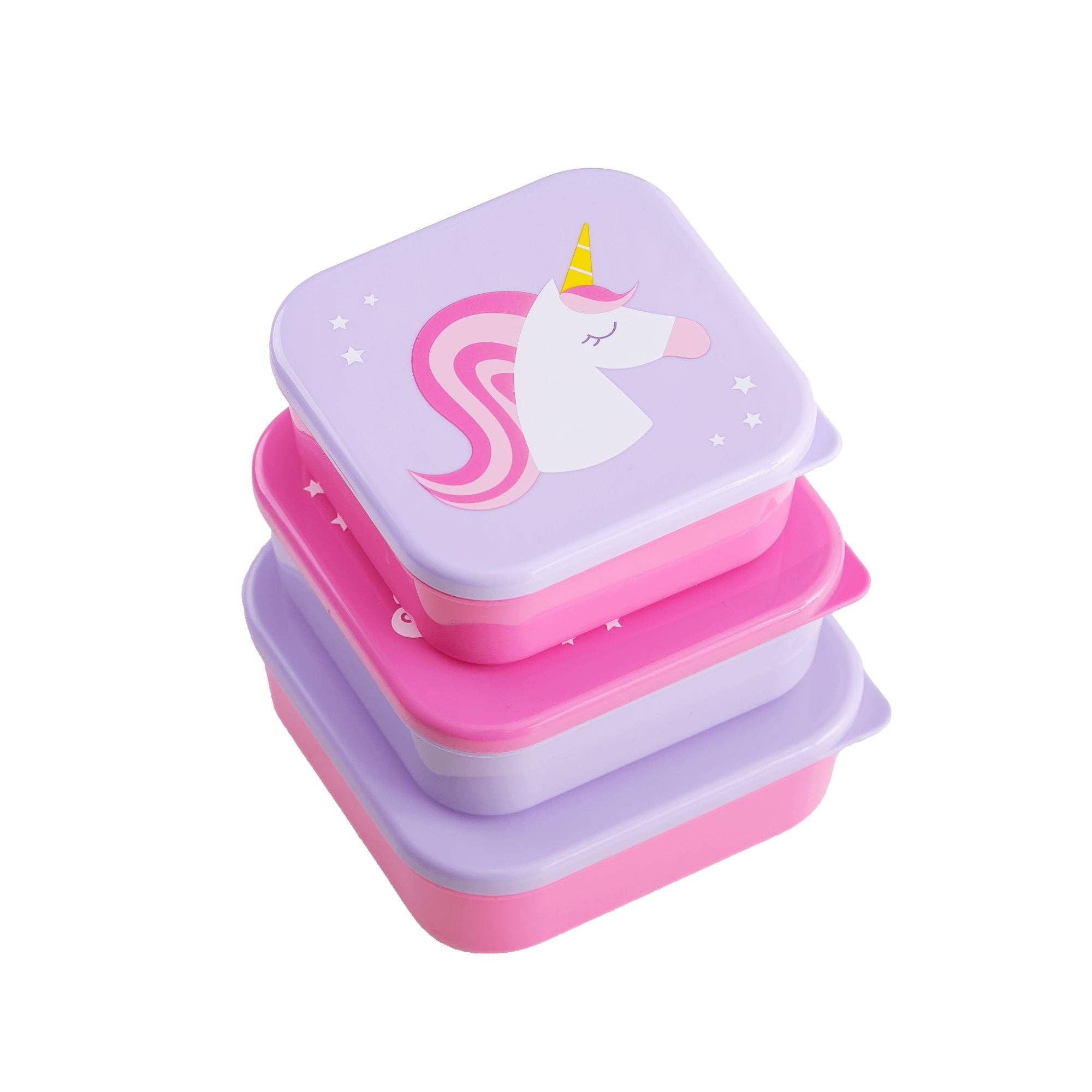 Unicorn Nested Snack Containers