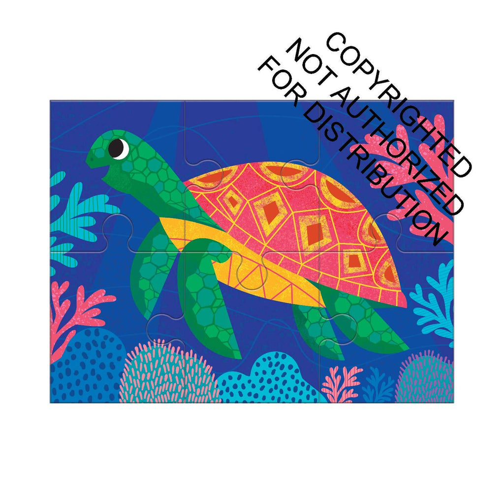 Ocean Friends 4-in-a-Box Puzzle Set