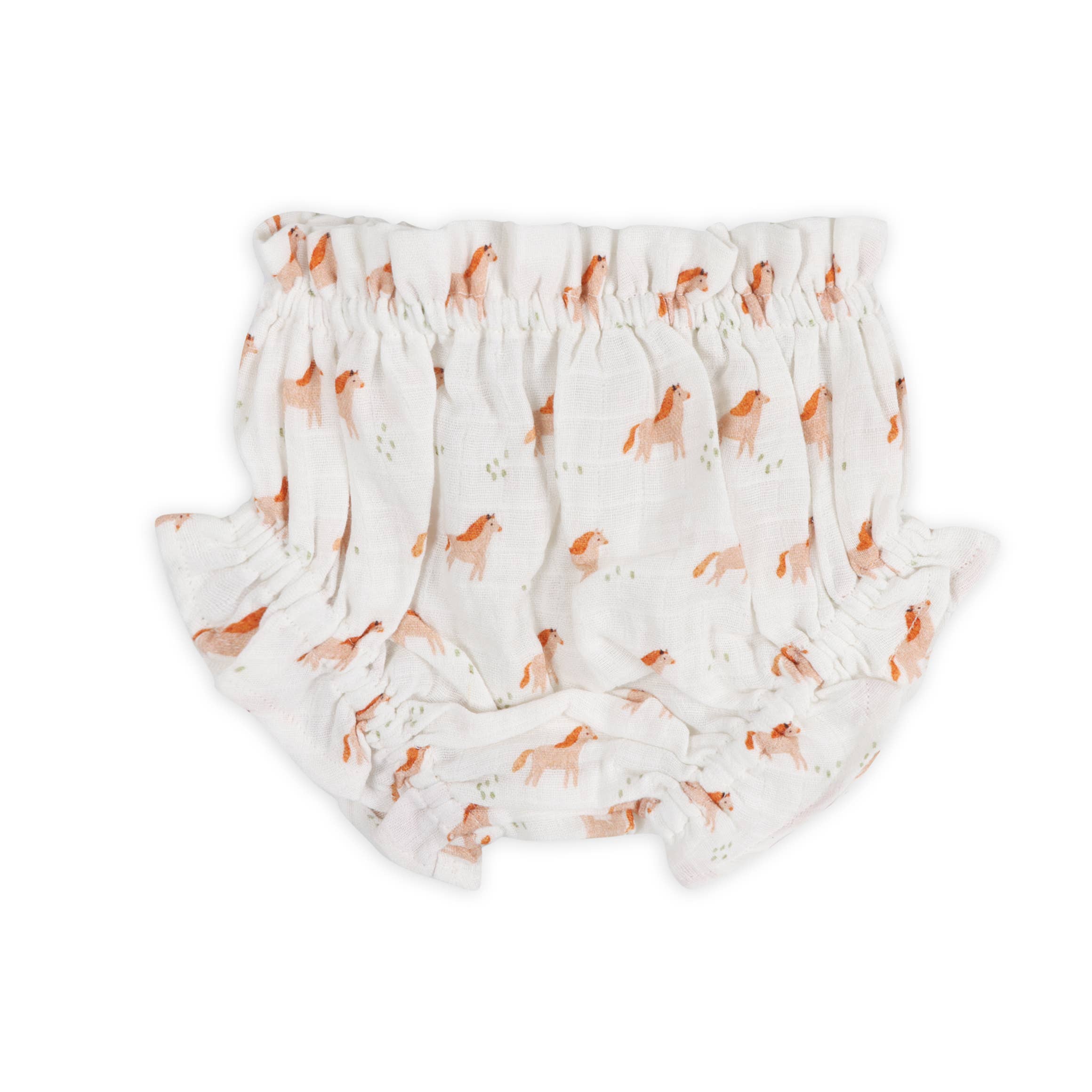 Horse Baby Dress + Bloomer Organic Muslin