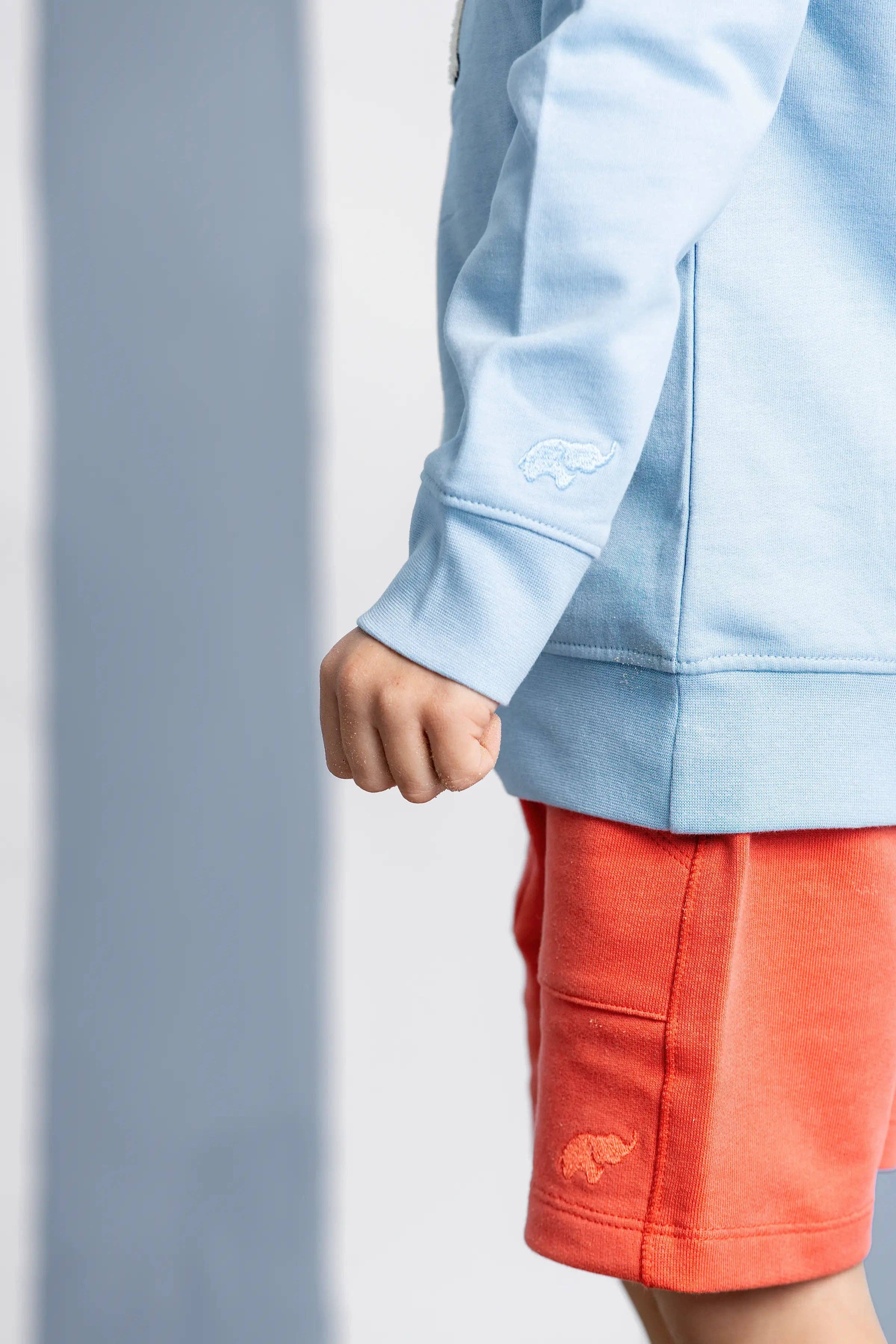 Kids Sporty Organic Shorts Vintage Red