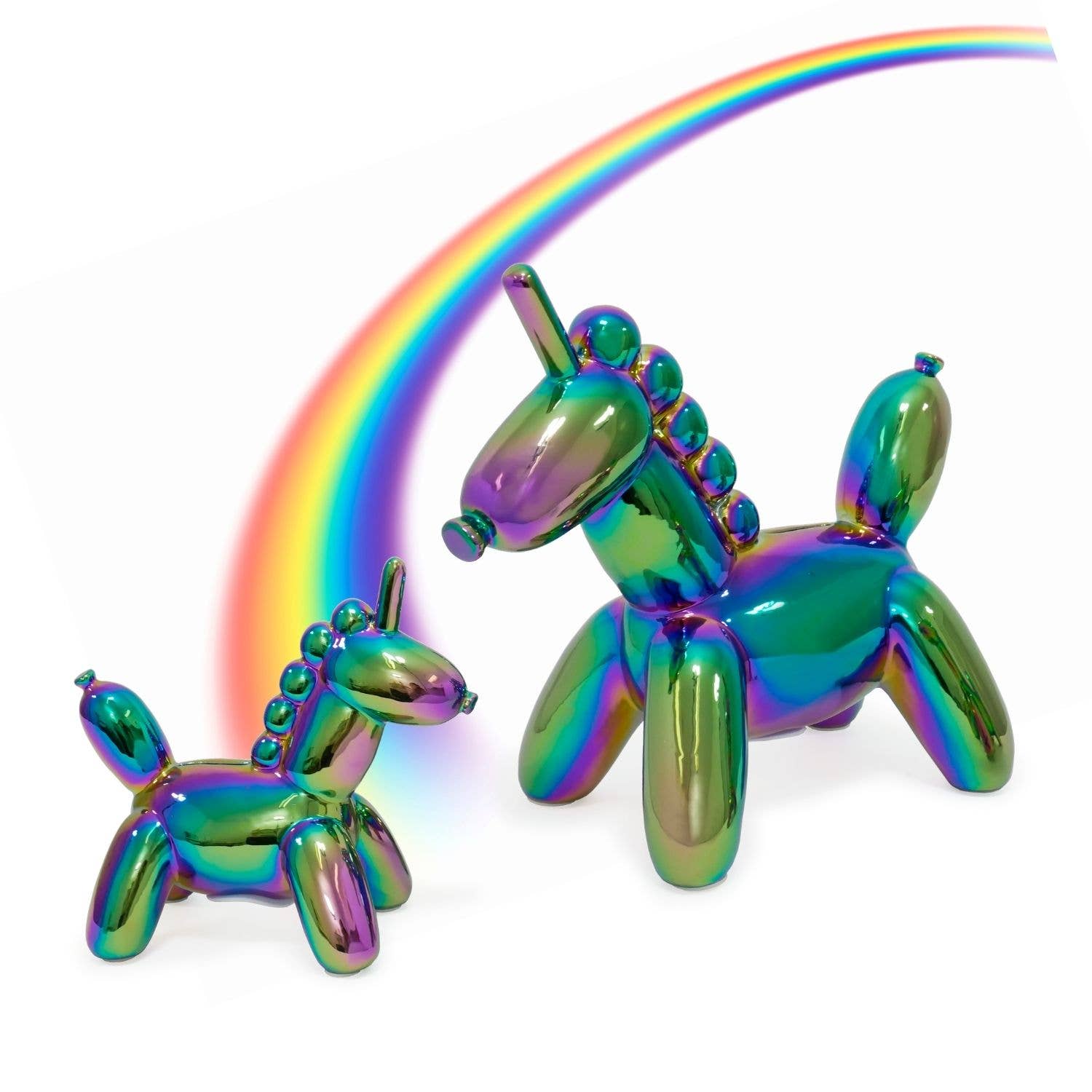 Balloon Money Bank - Baby Unicorn Rainbow