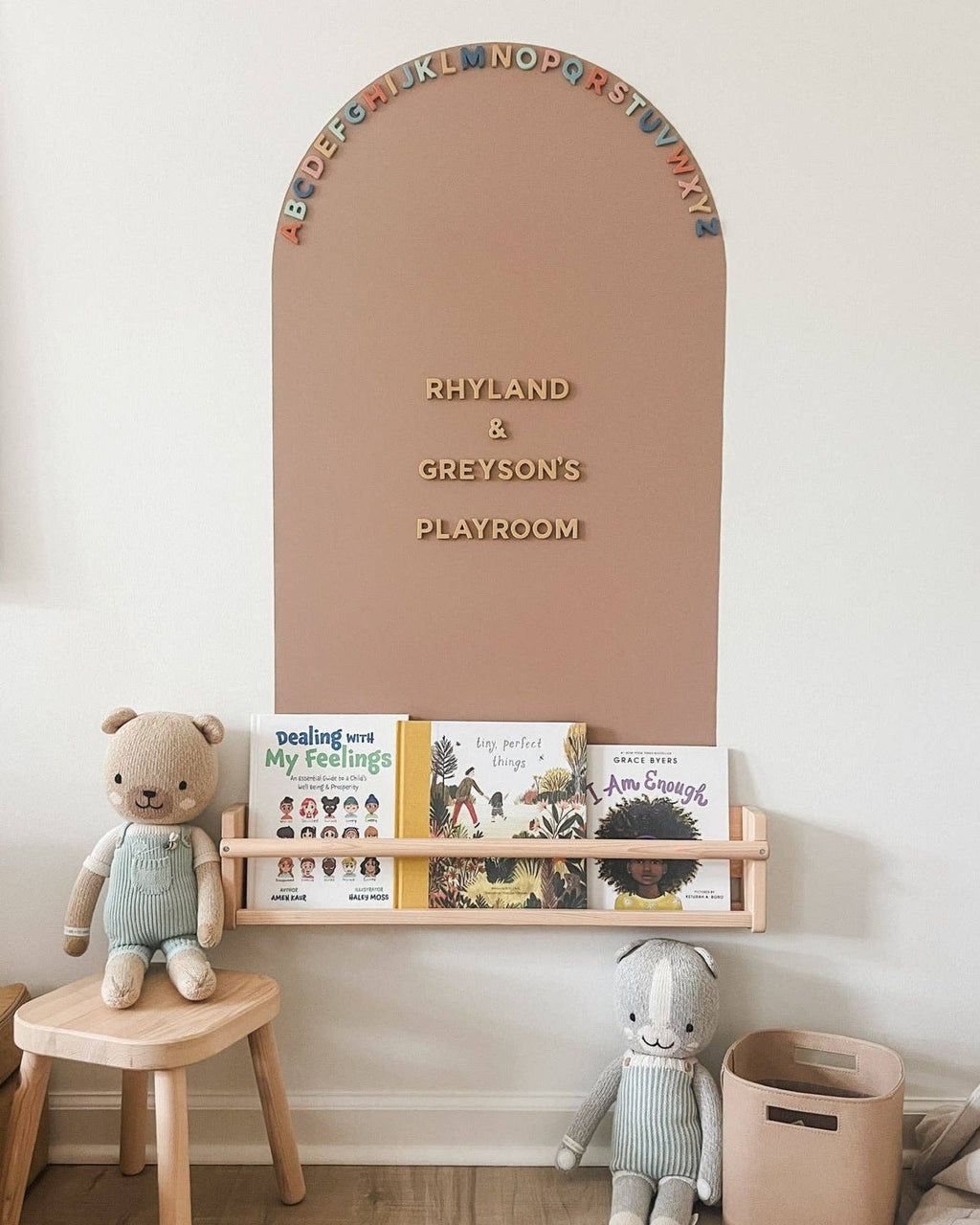 Magic Playwall - Arch Magnetic Wall Decal for Kids: Blush