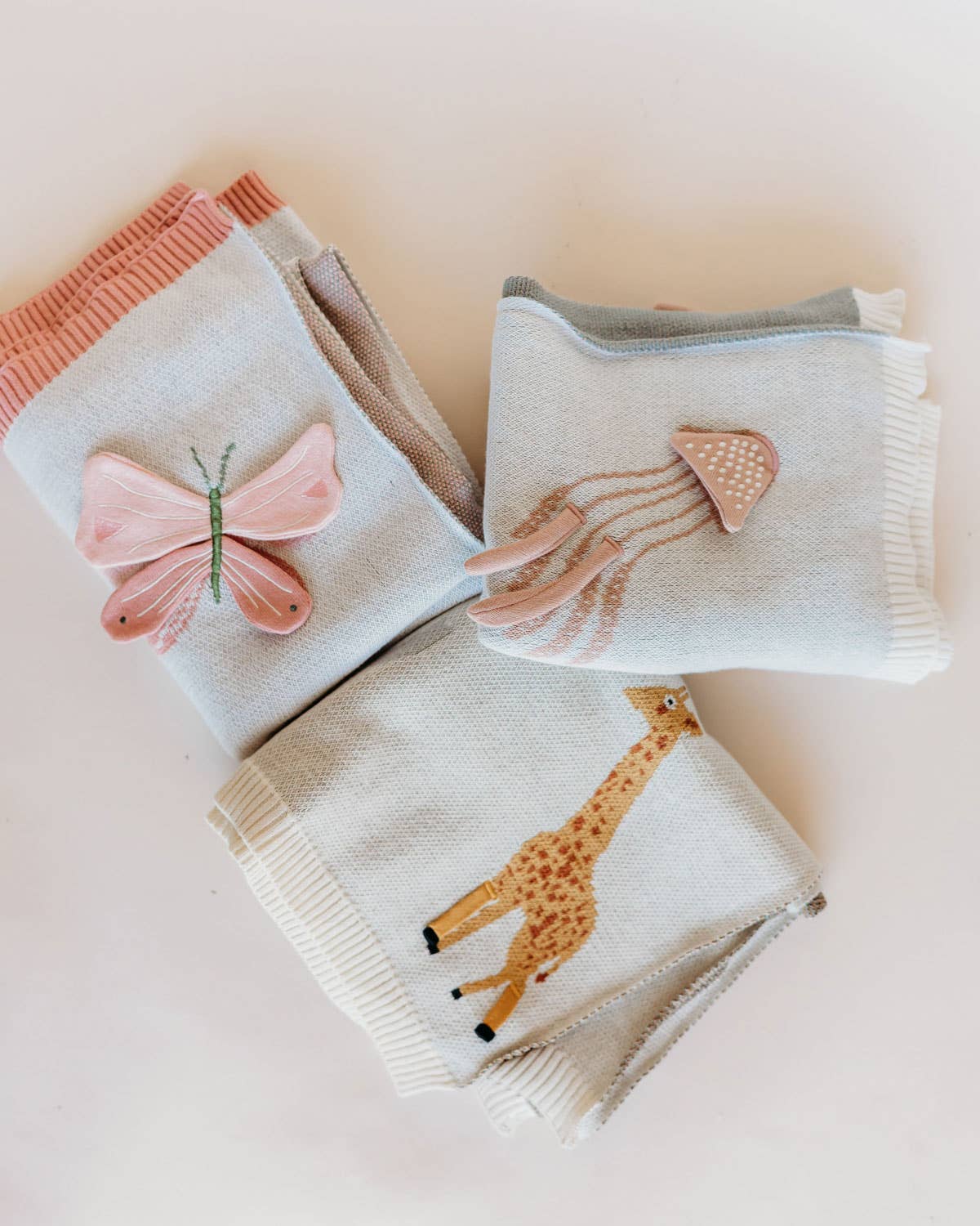 Savannah-Organic 3D Jacquard Sweater Knit Baby Blanket: One Size