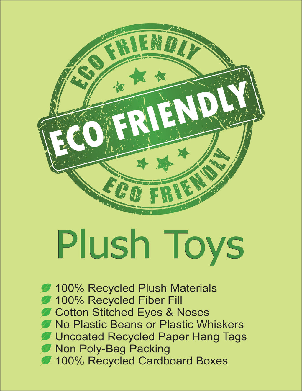 12" Meco ECO Teddy Bear
