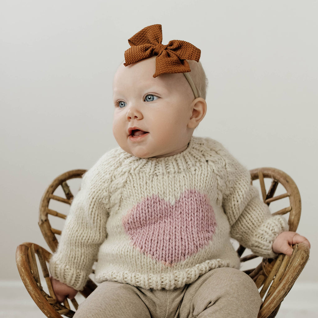 Sweetheart Crew Neck Sweater Baby & Toddler