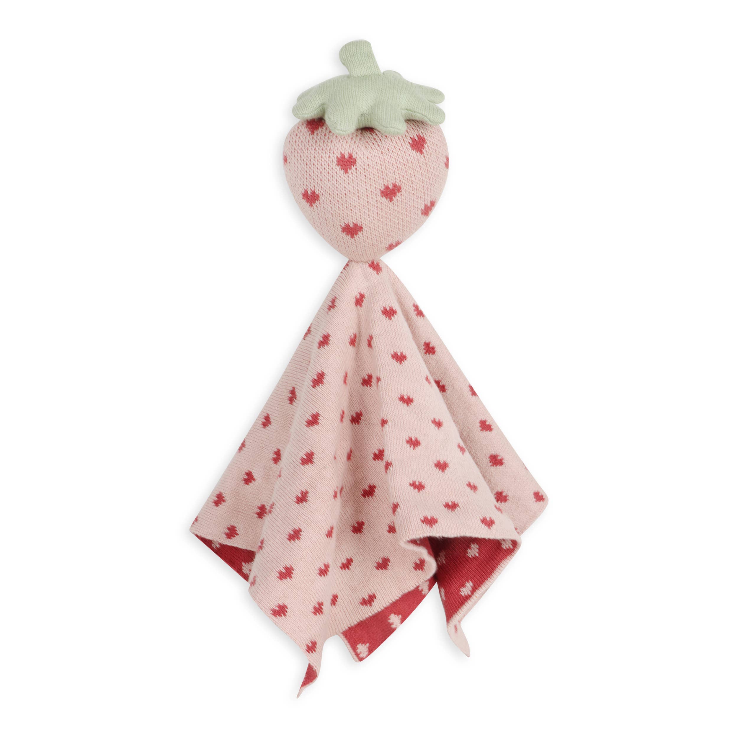 Strawberry - Organic Baby Lovey Security Blanket