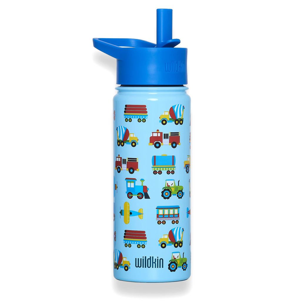 Trains, Planes & Trucks 18 oz Steel Water Bottle