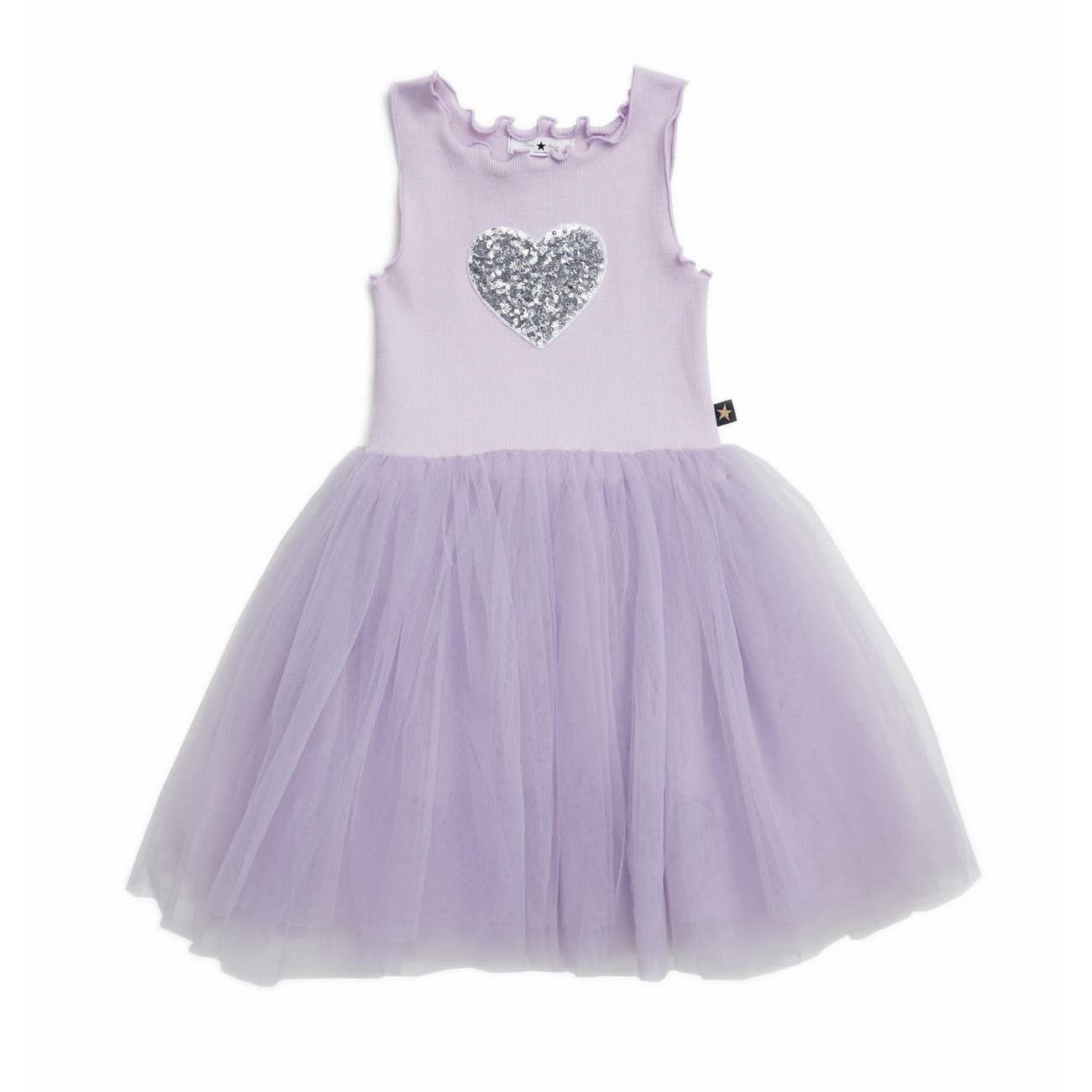 PH Heart Tutu Dress: Lavender LAST SIZE 6-12 MONTHS