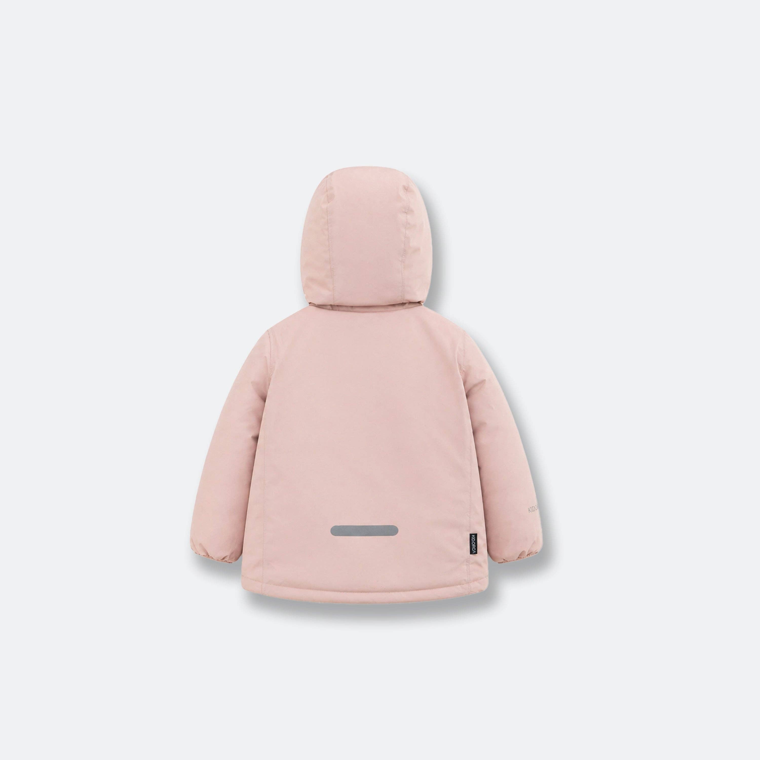 Kids Puffer Jacket - Porteau Reversible Waterproof - Fall/Winter - Dusty Rose