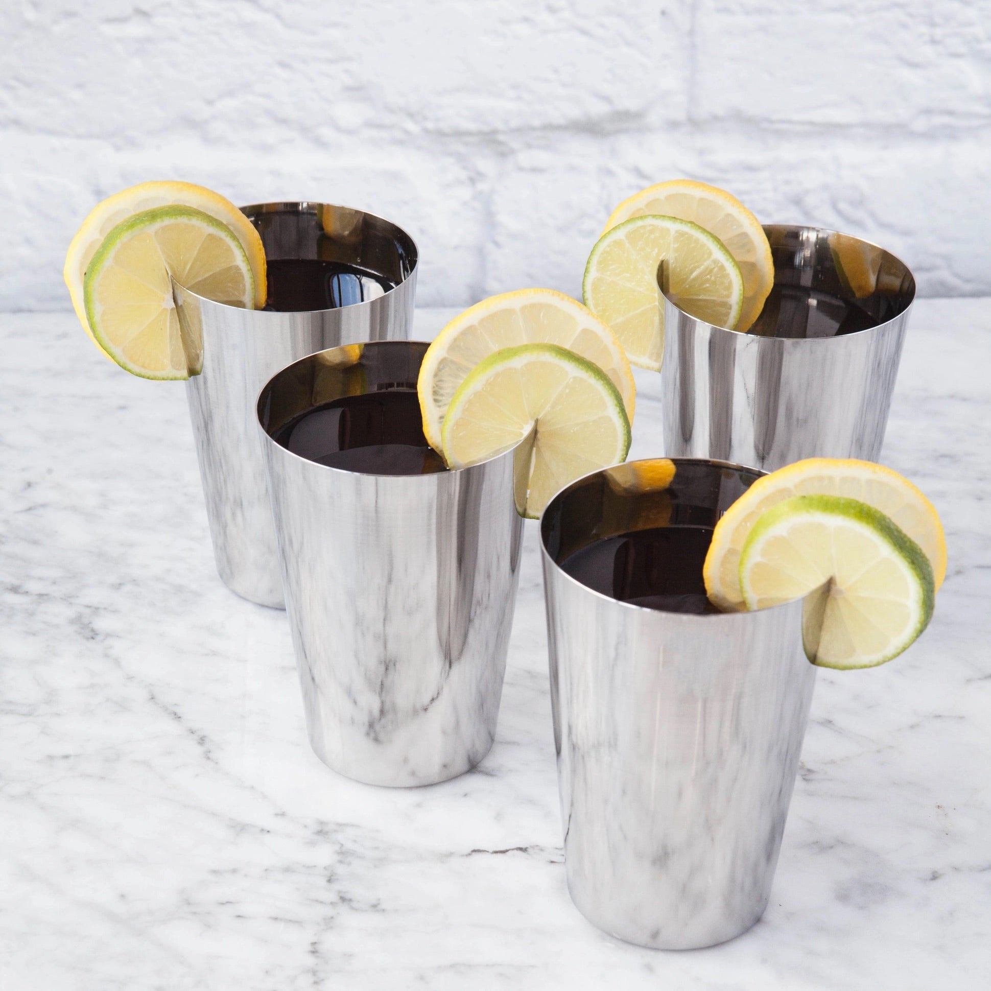 Stainless Cups - Set of 4