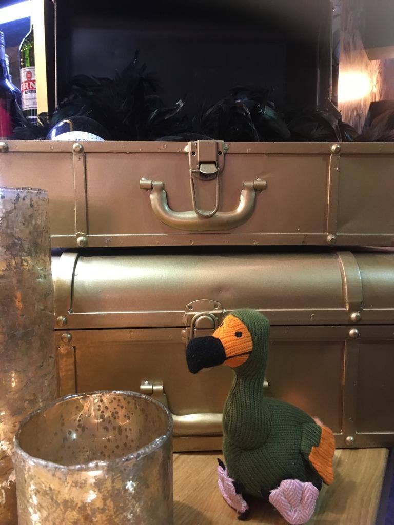 Knitted Dodo Baby Rattle