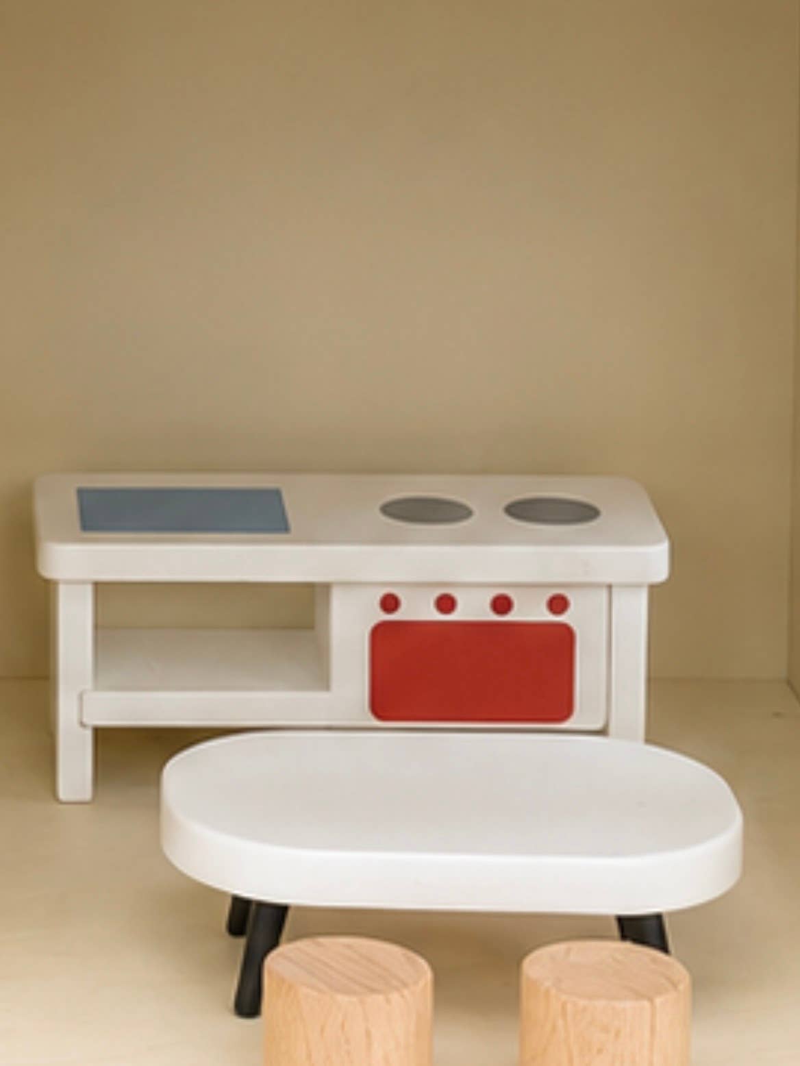 Wooden Doll House with furniture 