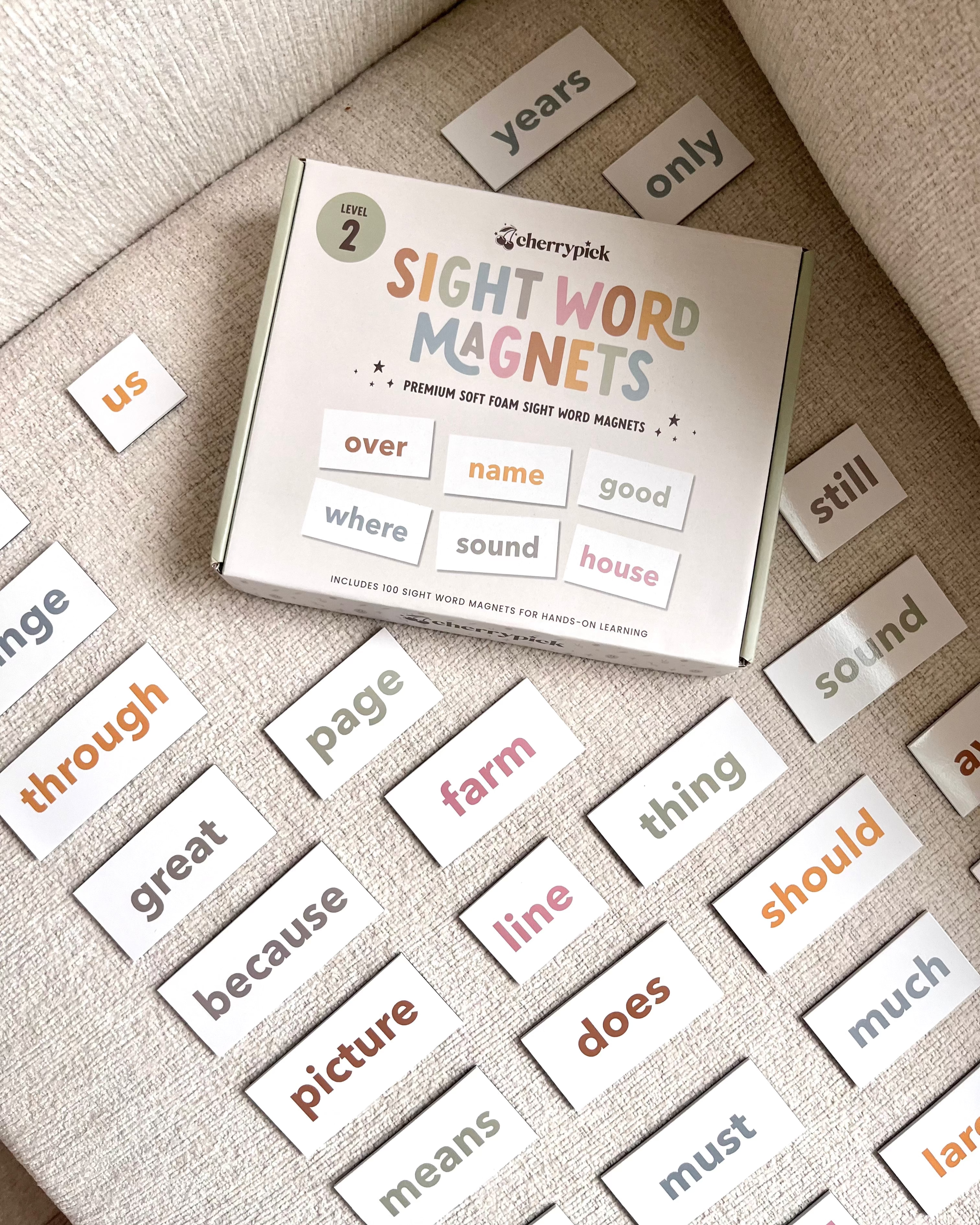 Sight Word Magnets for Early Reading & Literacy: Level 2