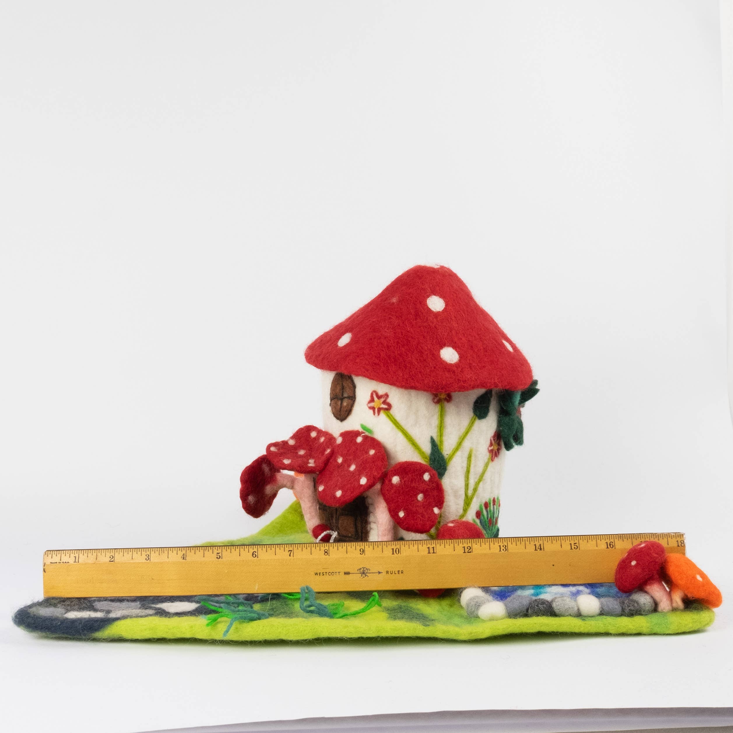 Finger Puppets - Activity Kit - Felt Magic Mushroom House