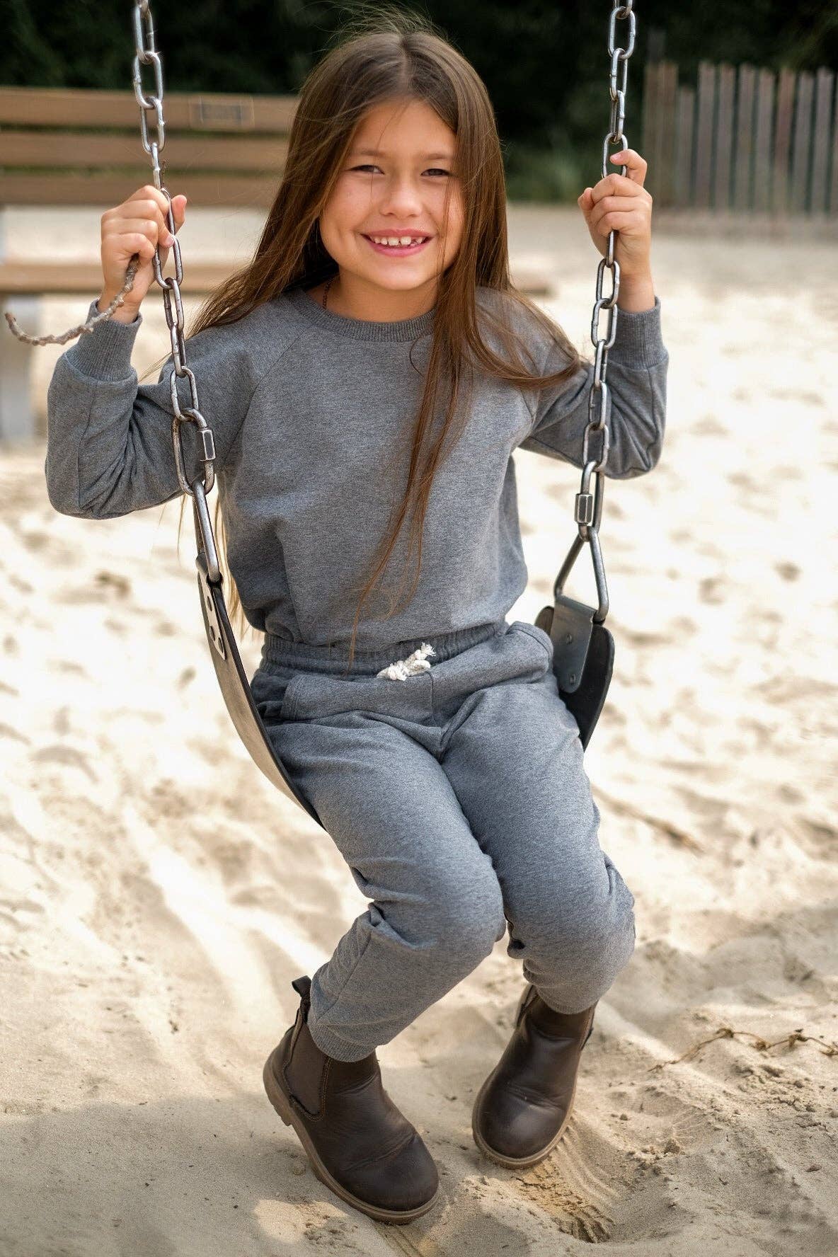 Organic Jogger Set - Grey: