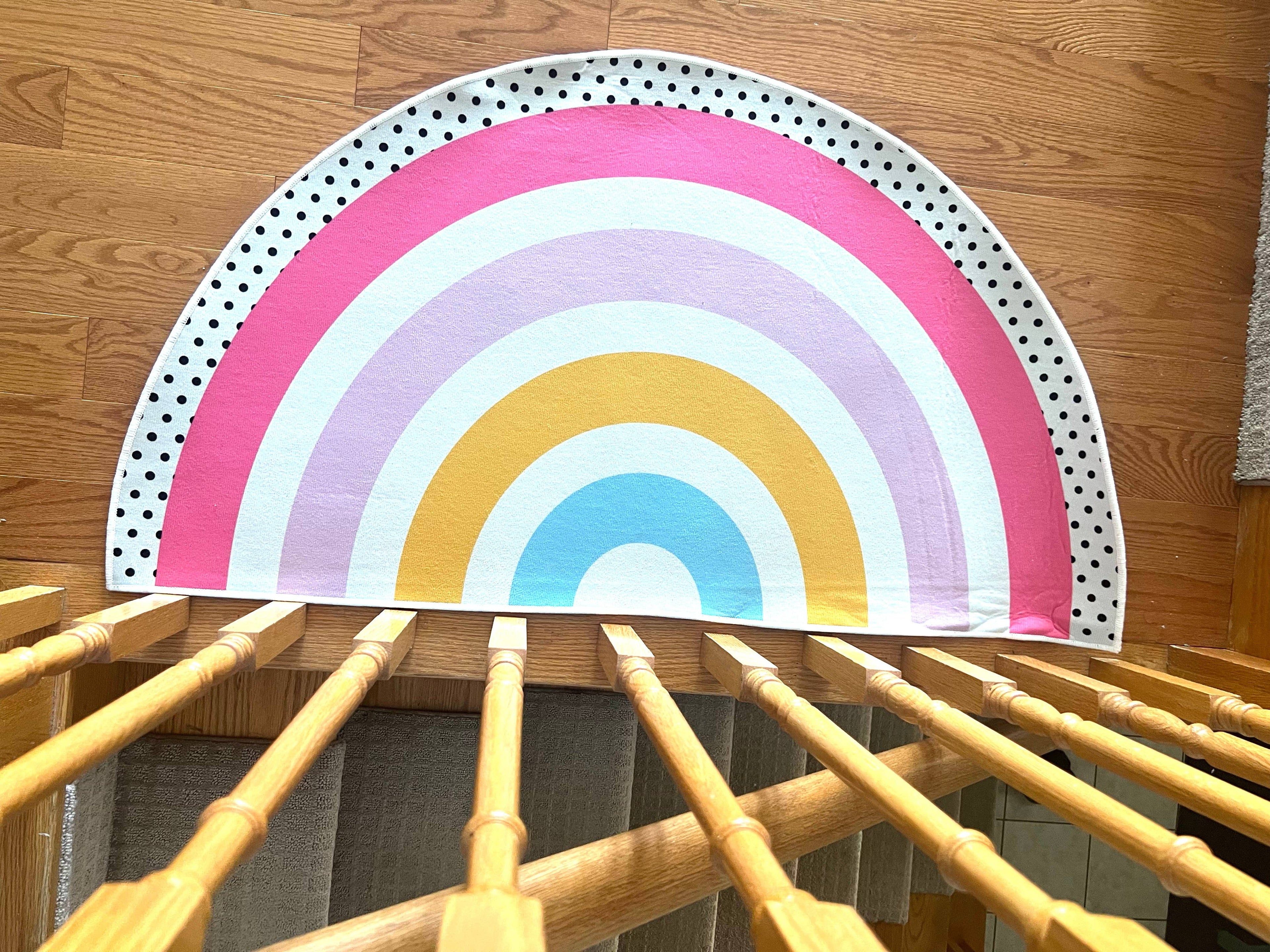 KIDS RAINBOW MAT-PLAYROOM MATS/NURSERY DECOR KIDS MATS