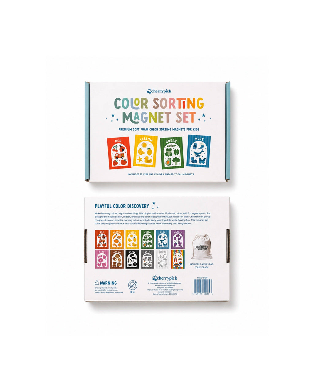 Color Sorting Magnet Set (60pc set)
