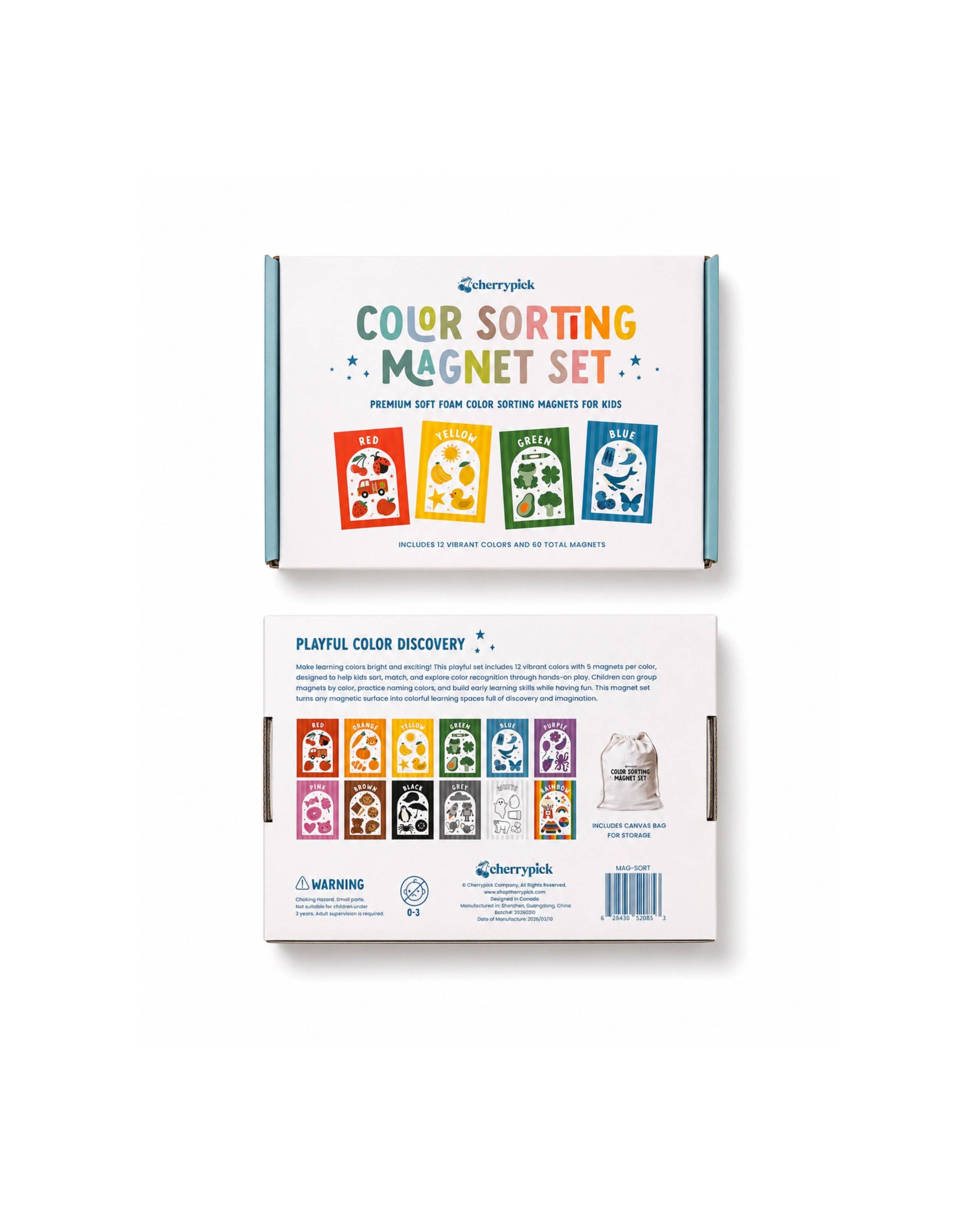 Color Sorting Magnet Set (60pc set)