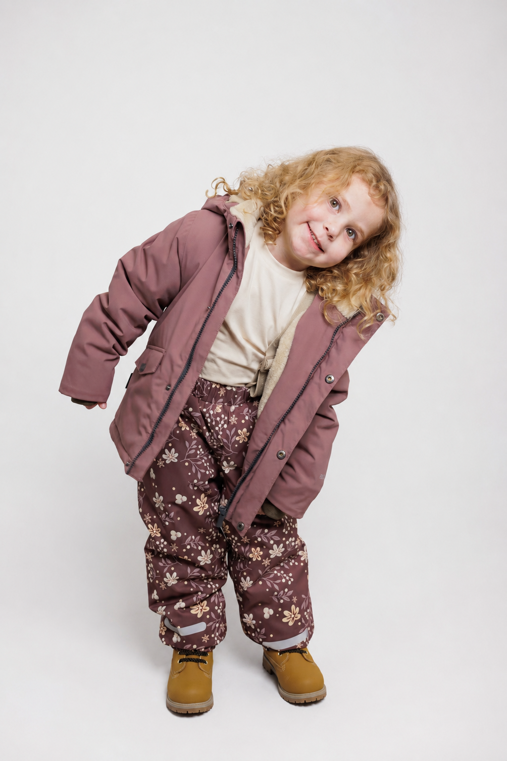 Kids Snow Pants - Cypress Padded - Winter - Kamilla/ Rose Taupe