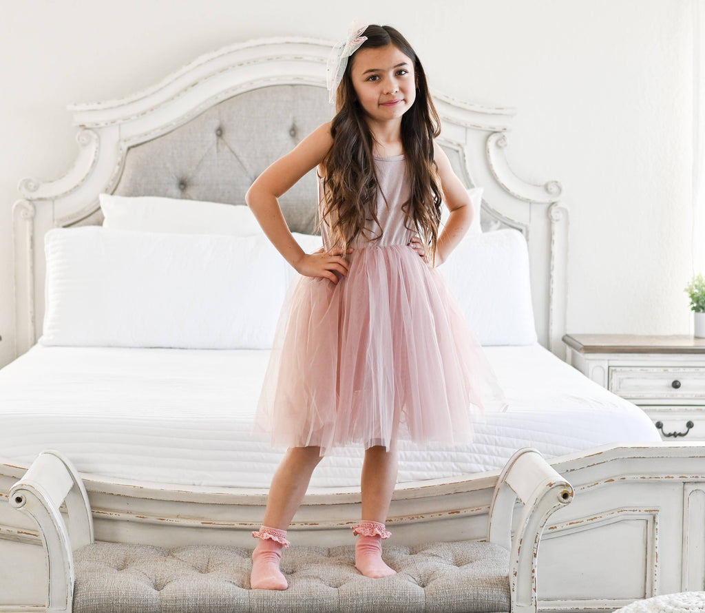 The Parker Dress - Blush Pink