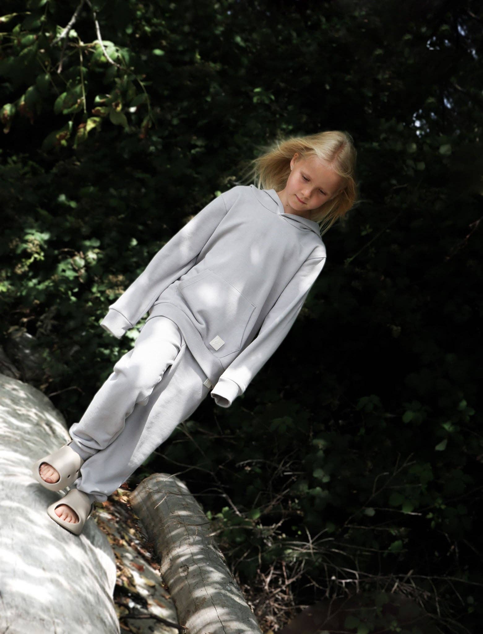 Kids Hoodie - Organic Brushed Terry Cotton – Dove