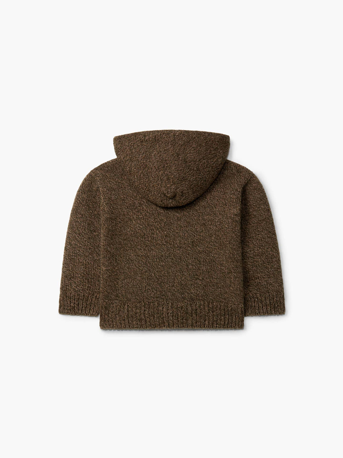 Hooded cardigan knitted in merino wool | WINTER VIBES