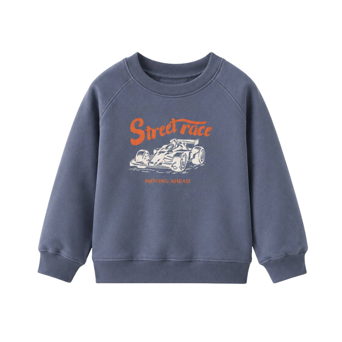 Toddler Organic Fleece Sweatshirt-Street Race