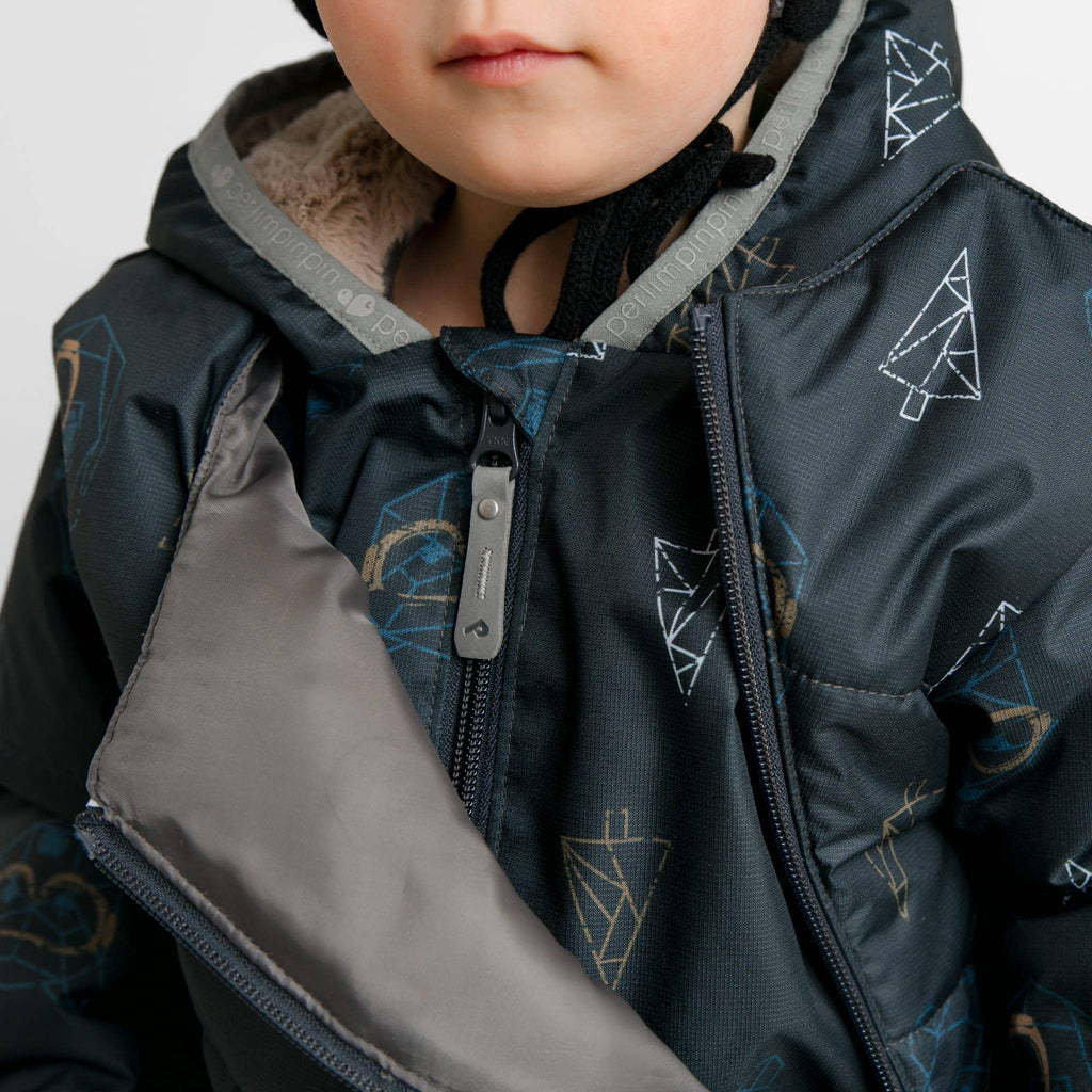 One-piece baby snowsuit - Goggles