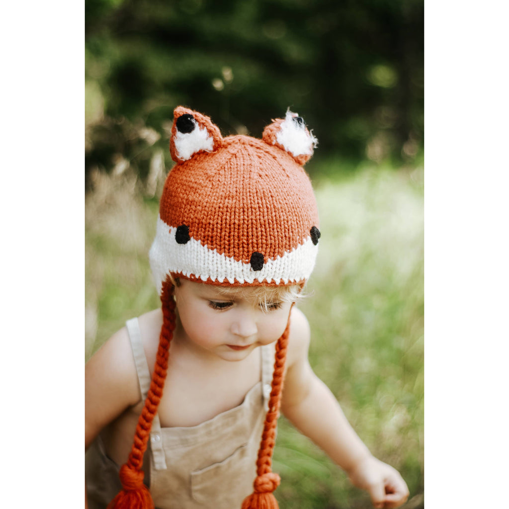 Fox Earflap Beanie Hat Baby & Kids: M (6-24 Months)